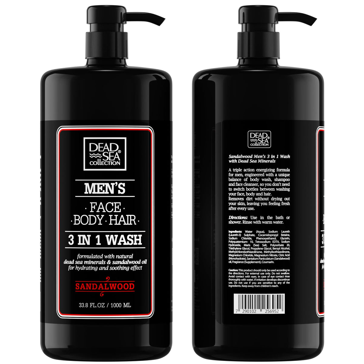 Dead Sea Collection in a bathroom setting suggesting refined sandalwood scent experience