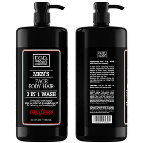 Dead Sea Collection in a bathroom setting suggesting refined sandalwood scent experience
