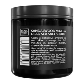 Dead Sea Collection sandalwood aroma concept image suggests long-lasting fragrance benefit