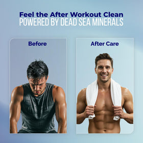 Dead Sea Collection sandalwood elements concept showing warm scent appeal