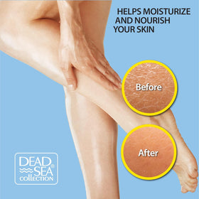 Dead Sea Collection oil texture on palm demonstrating lightweight absorption