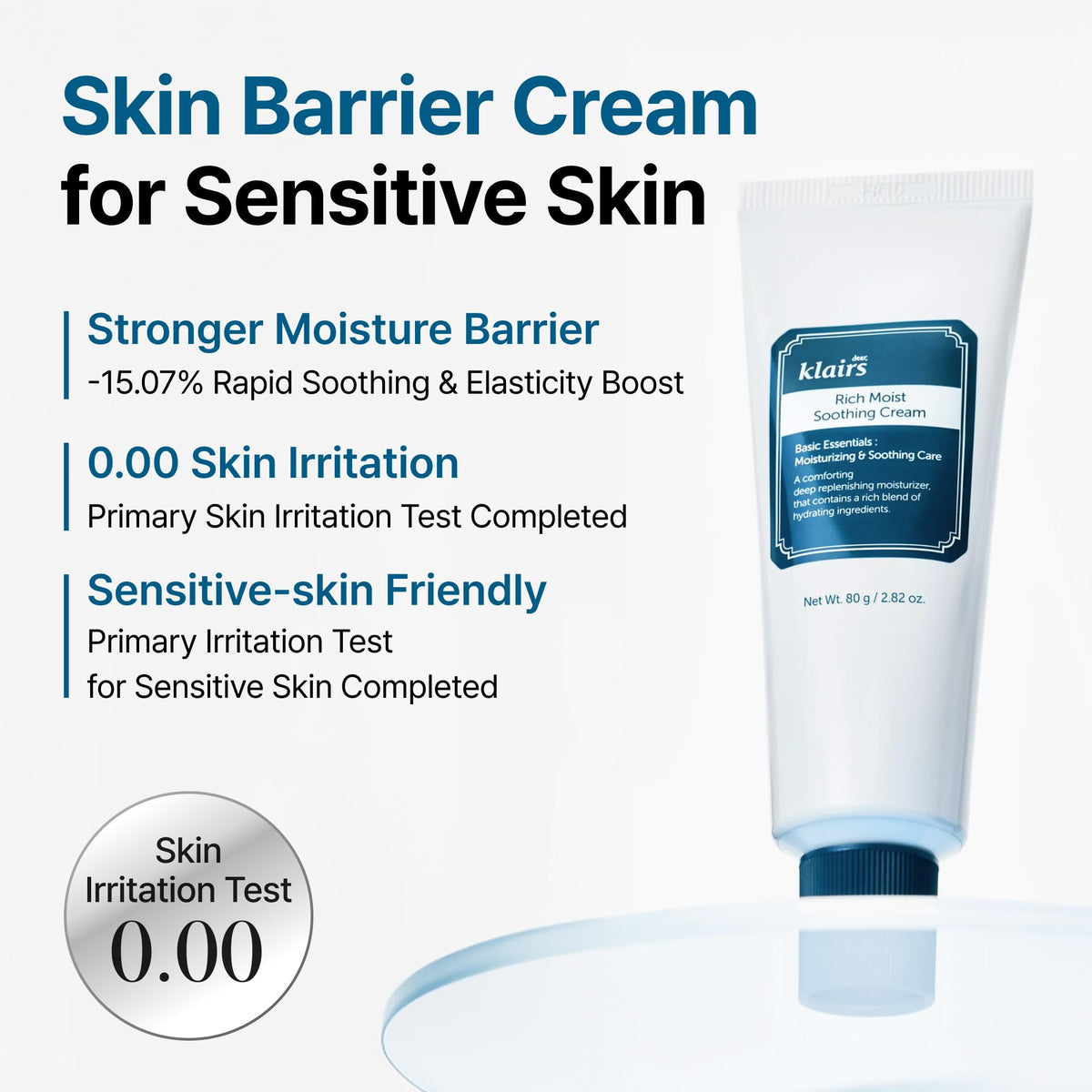 DearKlairs applied before sunscreen and foundation, proves no pilling under makeup
