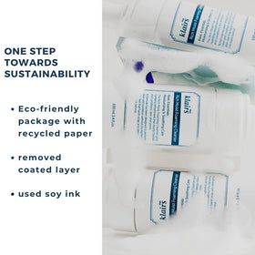 DearKlairs bottle on bathroom shelf showing minimalist K-beauty aesthetic benefit