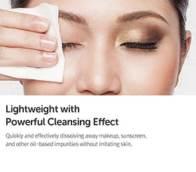 DearKlairs oil drop on hand showing lightweight texture and quick dissolving benefit