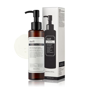 DearKlairs front bottle showing product and clear labeling, conveys gentle cleansing