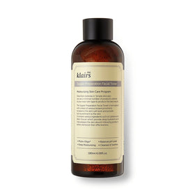 DearKlairs product label highlighting ingredients and gentle formula benefit