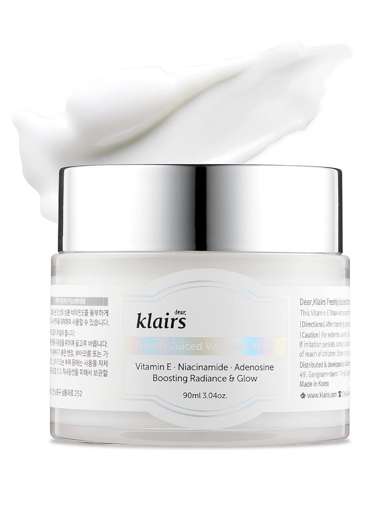 DearKlairs jar front view showing label and compact packaging for easy storage