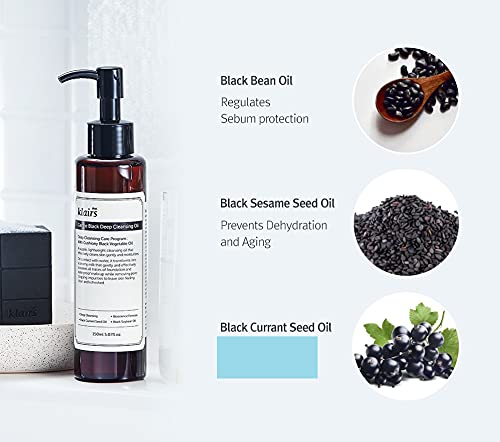 DearKlairs product being applied to face illustrating gentle removal of makeup and sunscreen