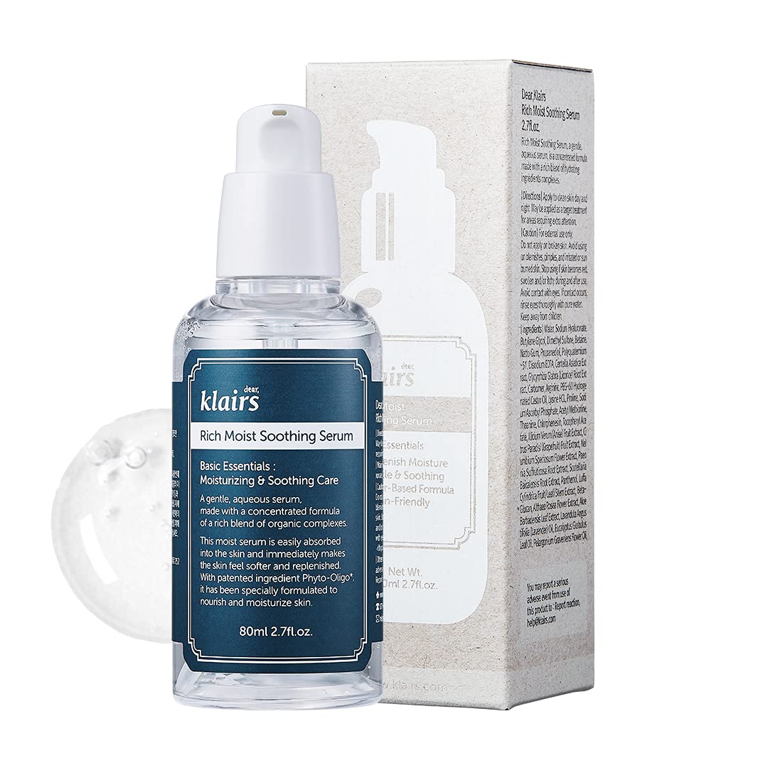 DearKlairs front bottle view showing product design and calming hydration