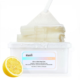 DearKlairs tub front view showing 80-count pads for convenient brightening