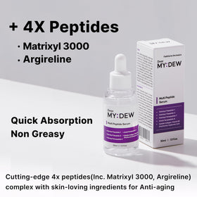 DearMYDEW pipette dispensing serum highlighting precise, controlled application