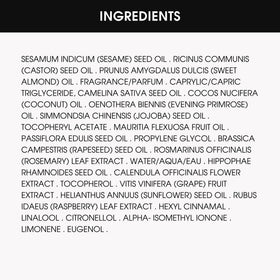 Deborah Lippmann ingredient collection display highlighting botanical oils benefit