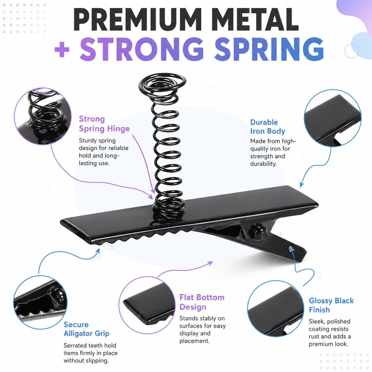 DECHOUS clips in hands to show scale and easy handling for crafters