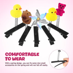 DECHOUS clips used in salon sectioning during haircut and styling prep