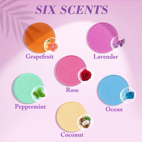 DeckTheHalls tablet close-up texture highlighting natural ingredients and fizz action