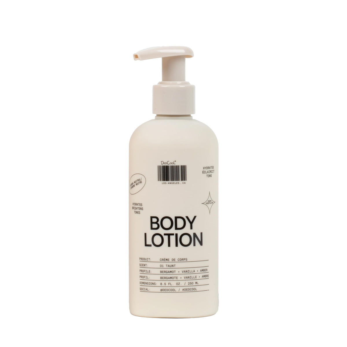 DedCool 01 Taunt front bottle showing sleek labeling and size benefit