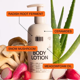 DedCool pump dispensing lotion texture for quick-absorbing hydration