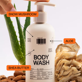DedCool close-up texture on hand highlighting creamy, hydrating lather