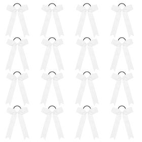 DEEKA front packaging showing 16 white collegiate bows, great for team matching