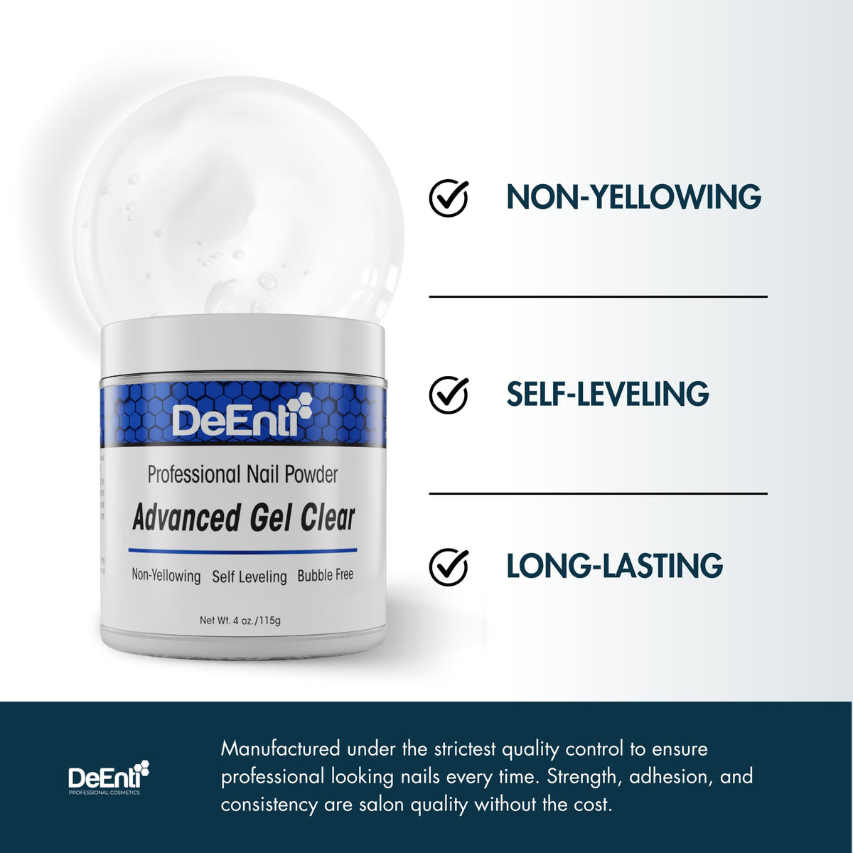 DeEnti acrylic bead on brush demonstrating easy bead control and shaping