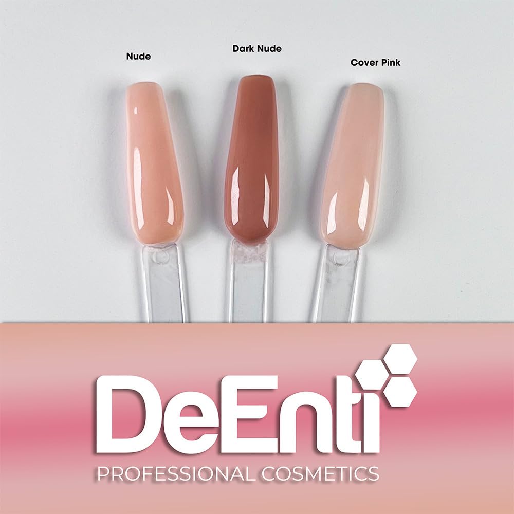 DeEnti artwork encapsulated example showing clear base for nail art
