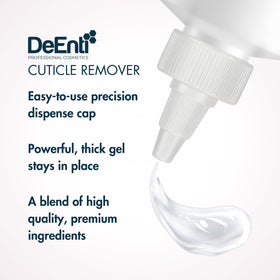 DeEnti before and after comparison showing brighter, cleaner nail beds