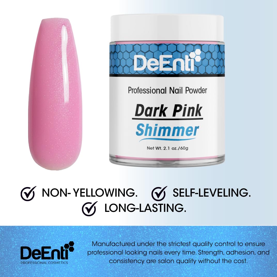 DeEnti powder next to monomer bottle showing compatibility and quick, consistent setting