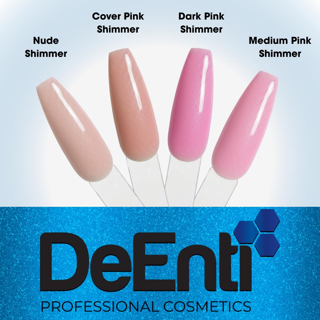 DeEnti powder on a salon station with tools showing pro-ready application setup