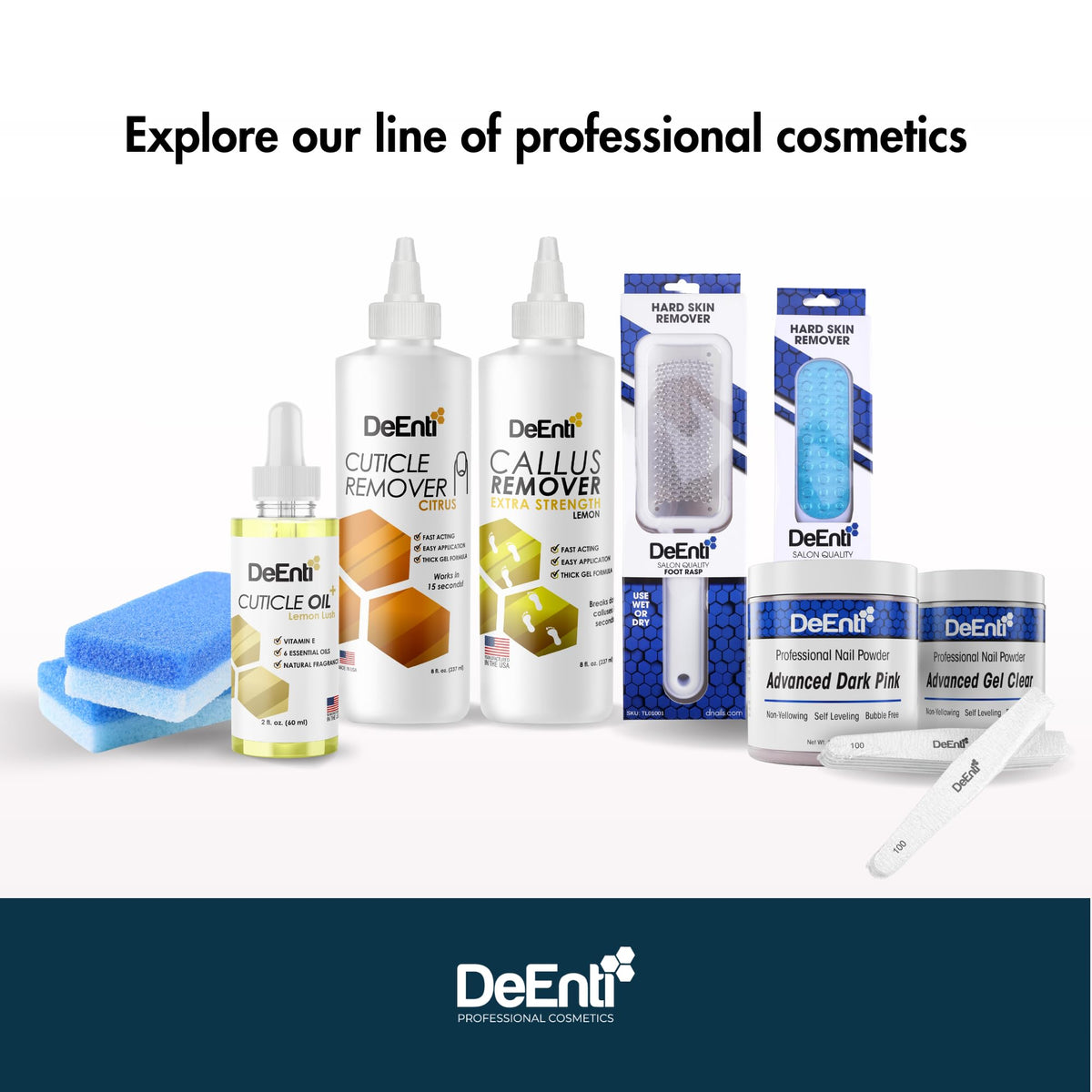 DeEnti in manicure lifestyle setting showing salon-quality results