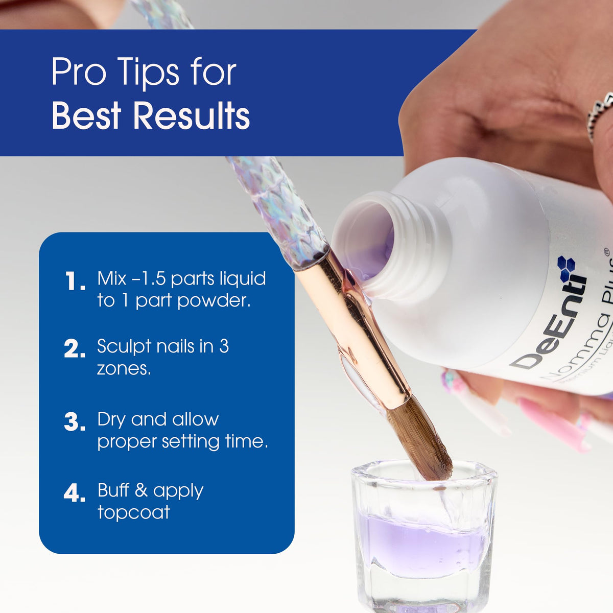 Brush bead formed with DeEnti Nomma Plus showing smooth texture for precise sculpting benefit