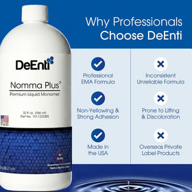 DeEnti Nomma Plus in a salon setup with tools showing professional compatibility advantage