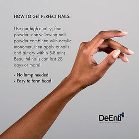 DeEnti powder texture close-up highlighting fine shimmer and smooth application benefit
