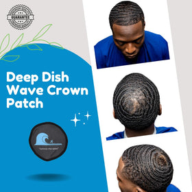 Deep Dish Wave patch fabric detail emphasizing washable durable construction