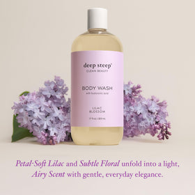 Deep Steep rich foam on hand demonstrating gentle cleansing benefit