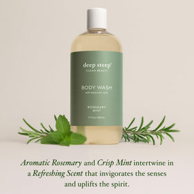 Deep Steep ingredients grouped: hyaluronic acid, shea butter, aloe vera benefit