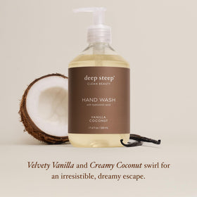 Deep Steep foam texture closeup highlighting gentle lather and moisturizing feel on skin