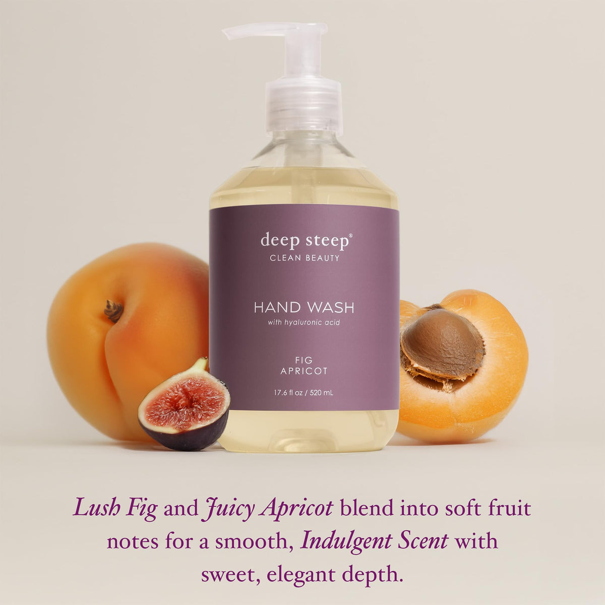 Deep Steep foam texture closeup highlighting rich lather and gentle cleansing benefit