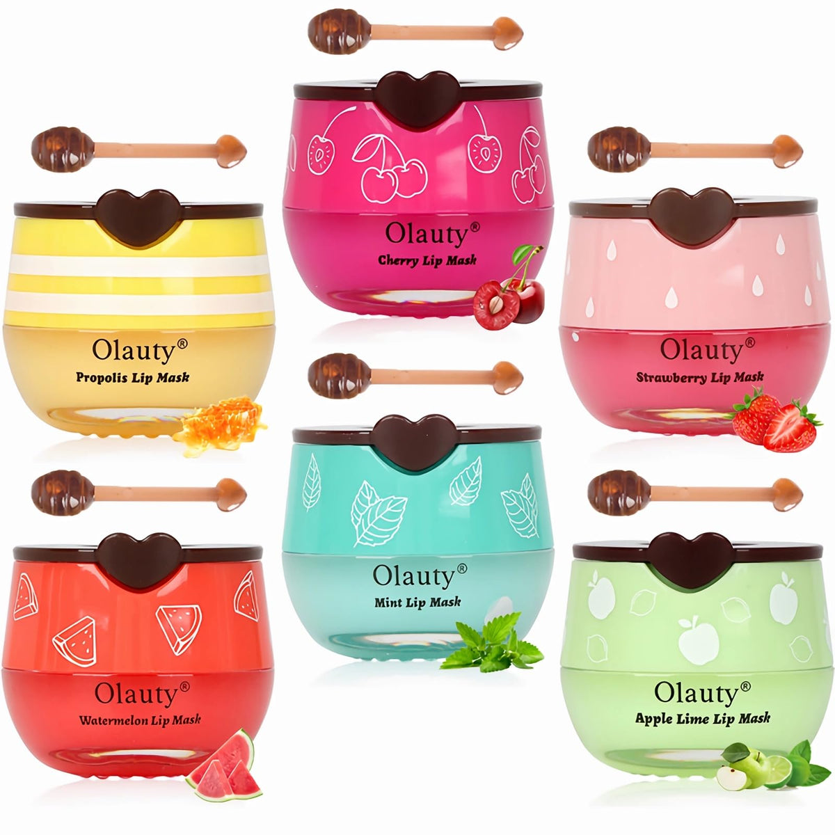 Deepmind honey pot front packaging showing six cute jars and brand appeal