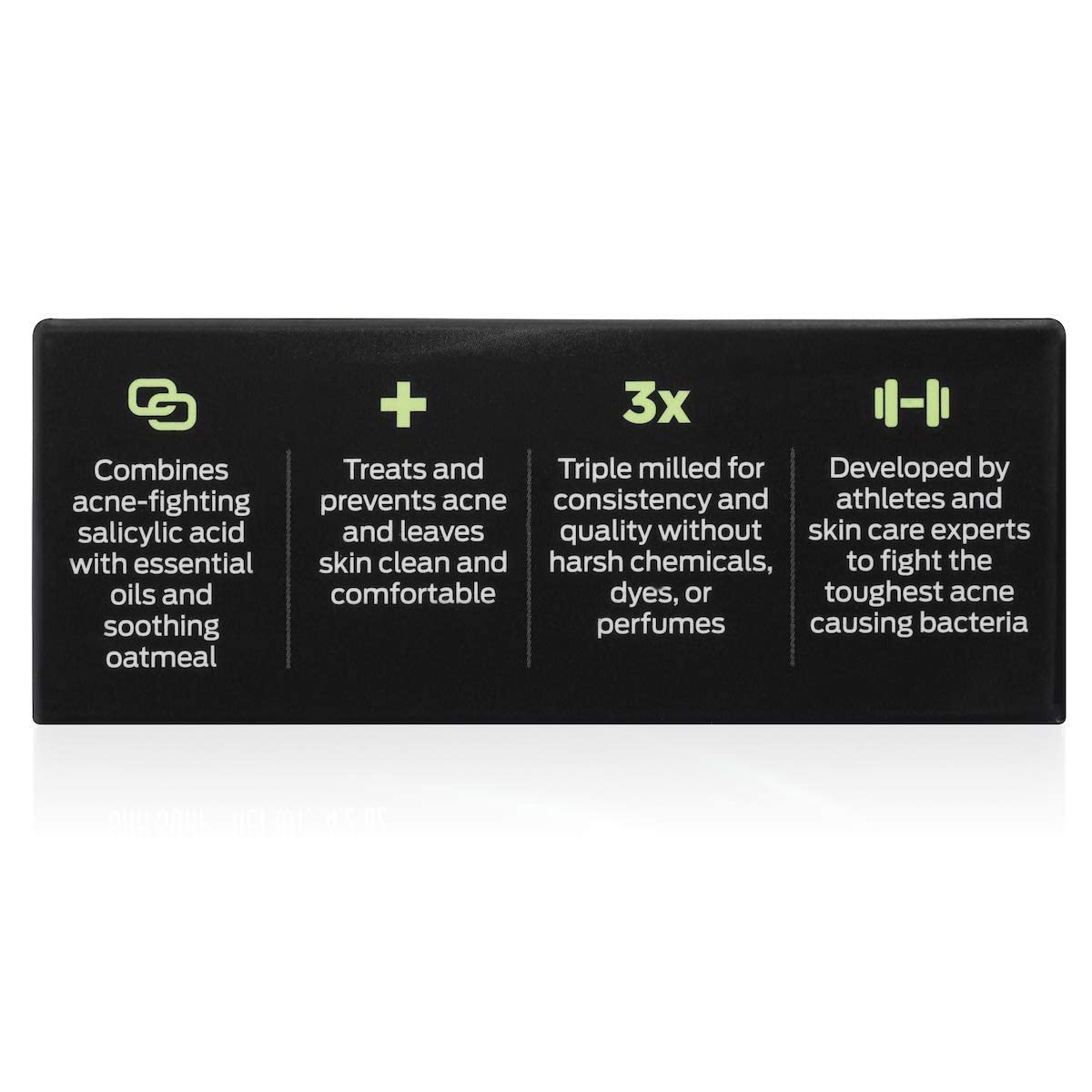 Defense Soap displayed in bathroom showing clean storage and daily routine use