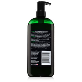 Defense Soap back label showing ingredients and directions for effective use benefit