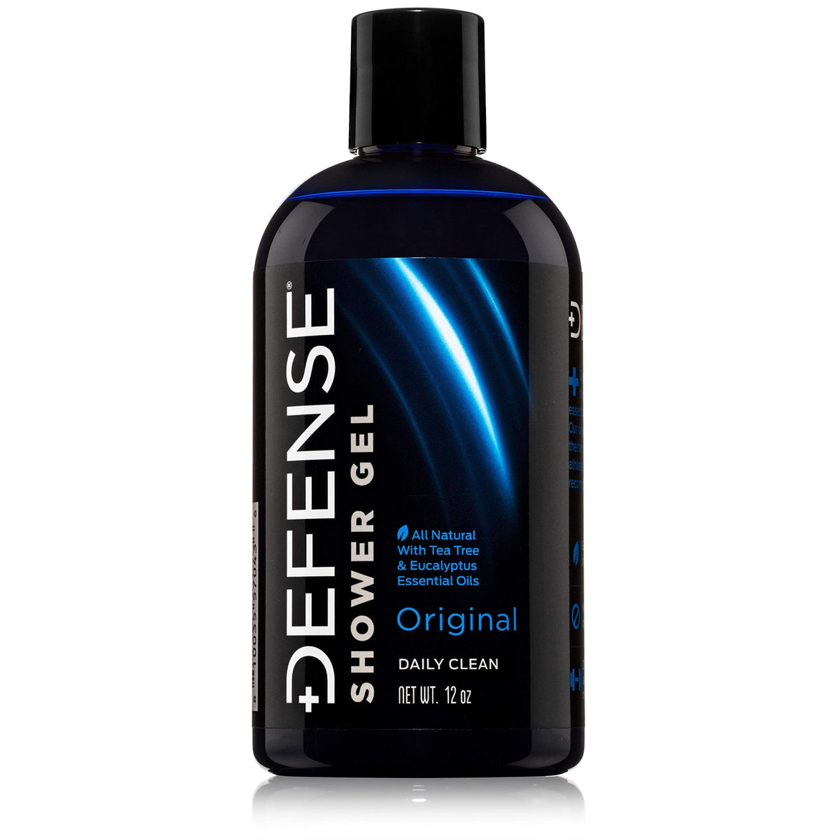 Defense Soap front bottle view showing label and 12 oz size, clear benefit: recognizable brand protection
