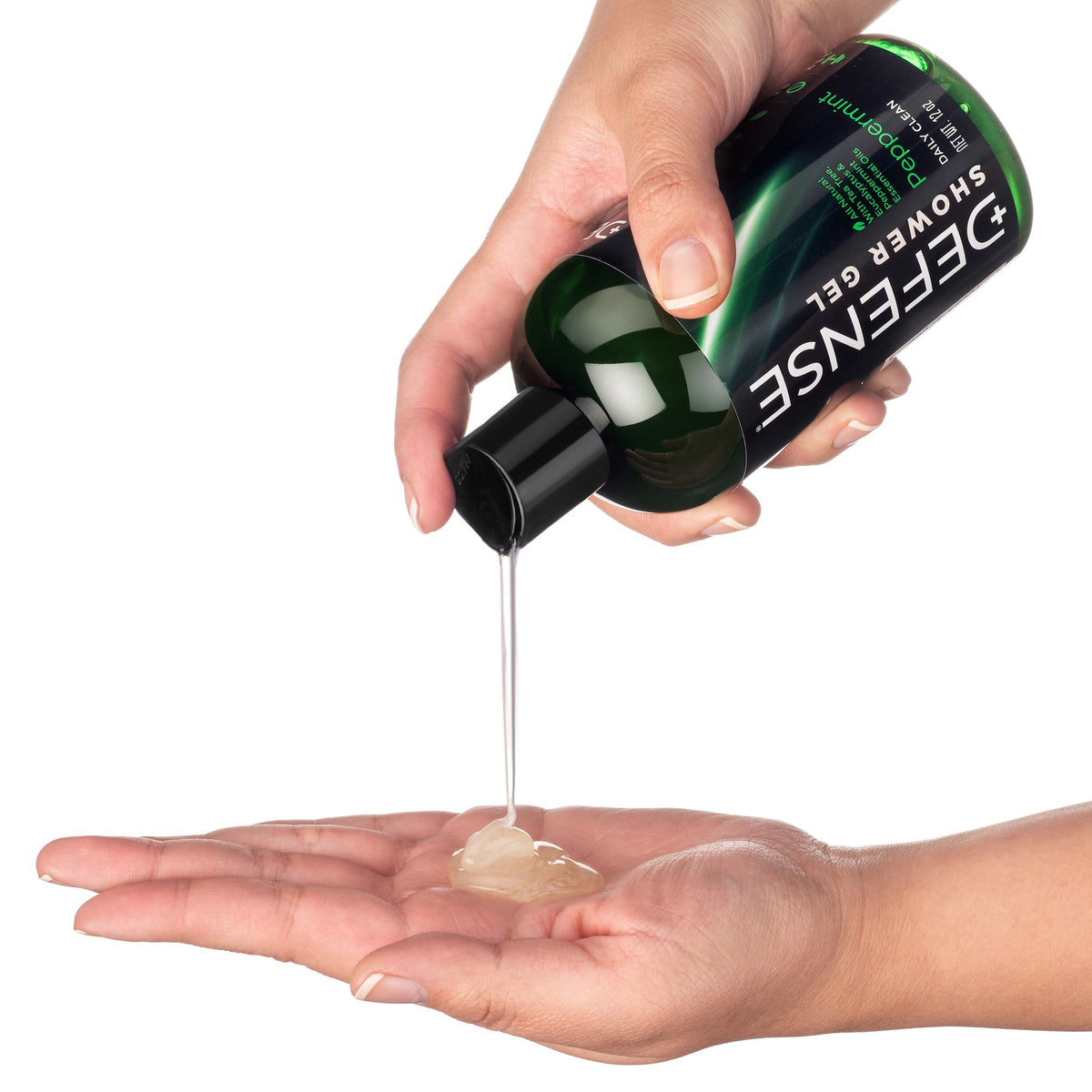Defense Soap bottle in gym bag ready for post-workout showers