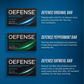 Defense Soap lather close-up with foam demonstrating deep clean