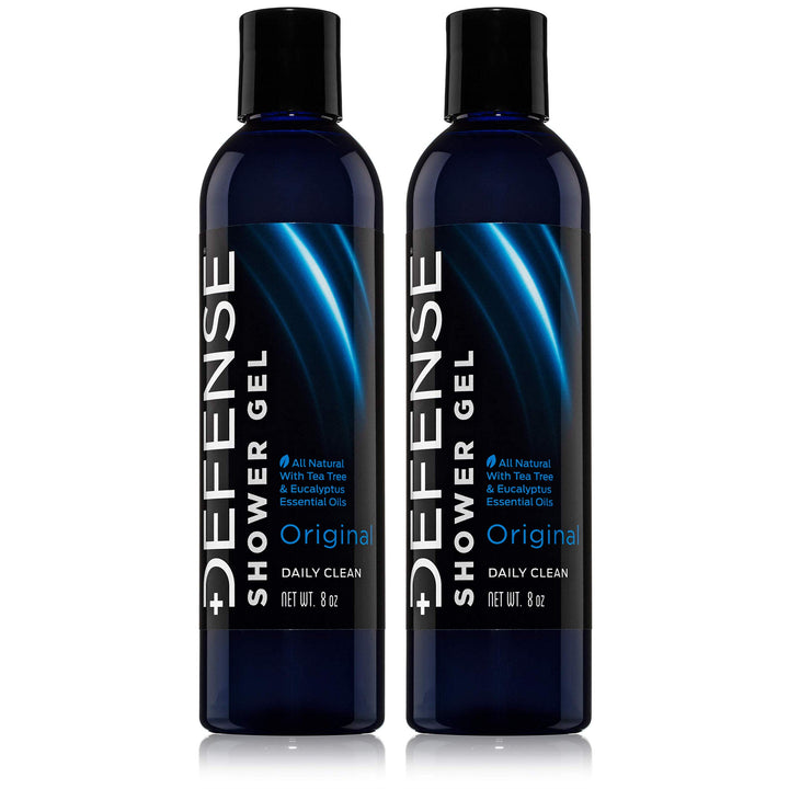 Defense Soap front label showing product benefits for athletes