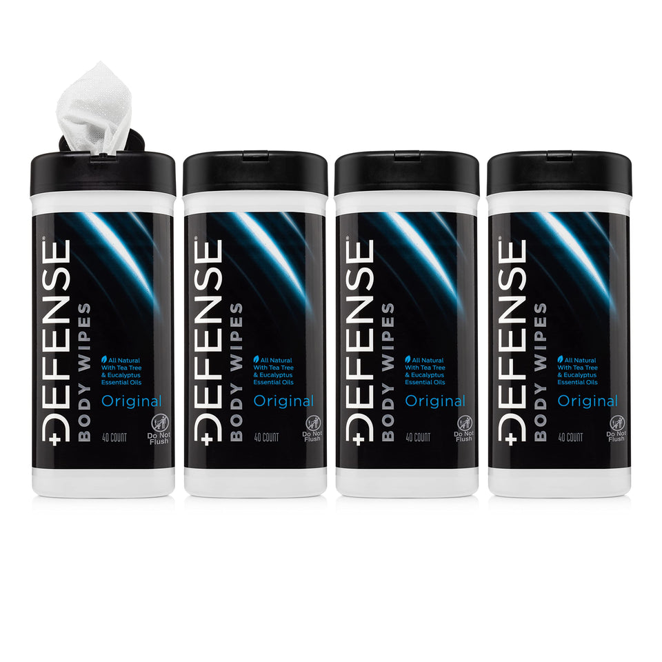 Defense Soap front pack showing product and benefits