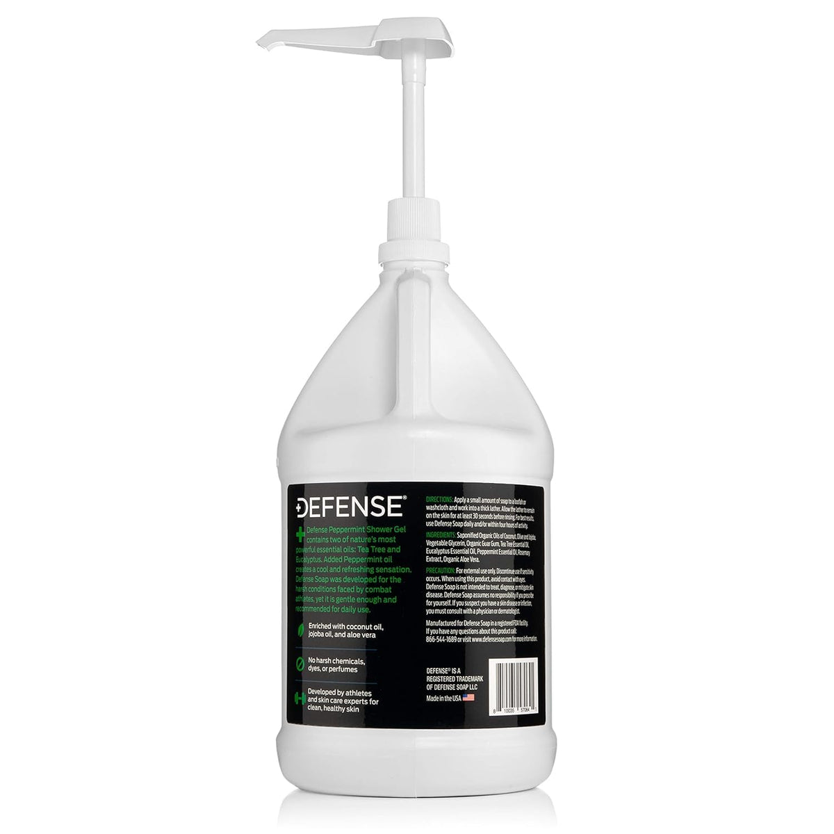Defense Soap used by athlete in shower demonstrating post-workout refresh