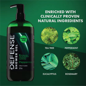 Defense Soap pump close-up highlighting easy dispensing and leak-free control