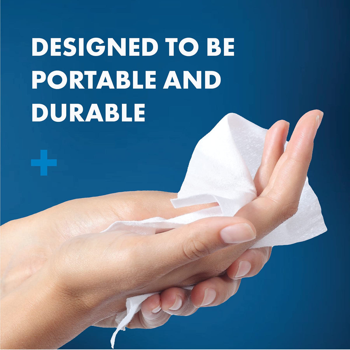 Defense Soap wipes beside gym bag for convenient portability