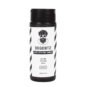 DEGENTZ powder texture close-up illustrating fine particles for lightweight lift