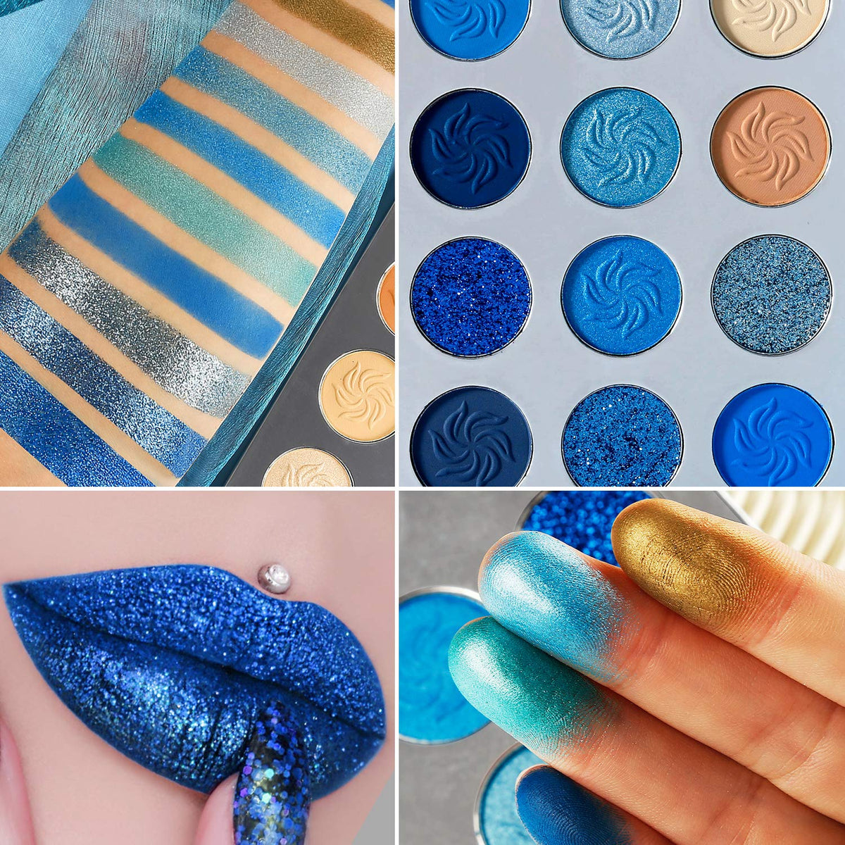 DE'LANCI palette inside makeup bag showing portability and everyday convenience